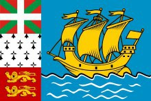 Saint Pierre and Miquelon flag